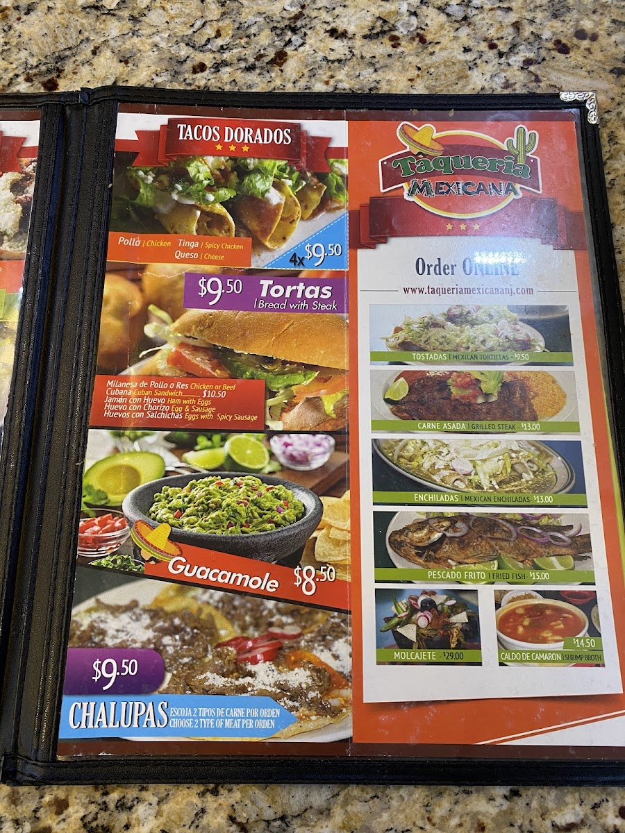 Taqueria Mexicana Menu - Image 3